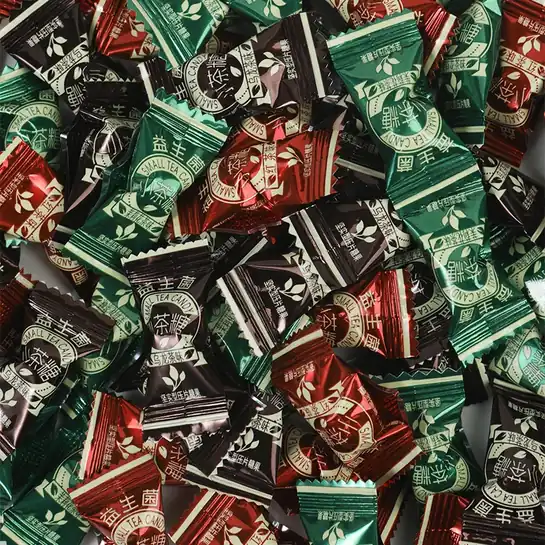Tea candy individual wrapper assortment