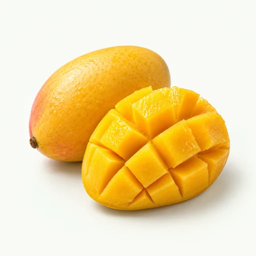 AI-generated mango flavour inspiration still life.