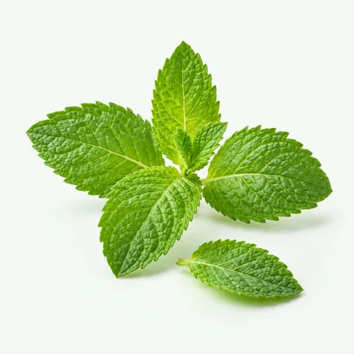 AI-generated mint flavour inspiration still life.
